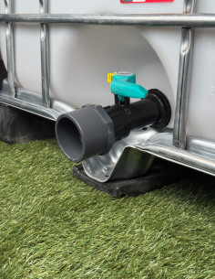Raccord S60X6 cuve eau - Sortie PVC 75/90 mm 2