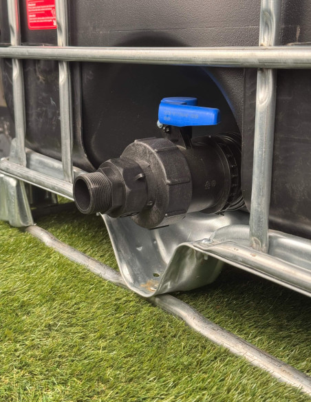 Raccord cuve S100X8 - Fileté mâle 1''1/2 Pas gaz (40x49 mm)