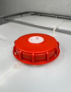 Couvercle de cuve eau 1000 L - Diamètre 150 mm - Schutz - Rouge 2