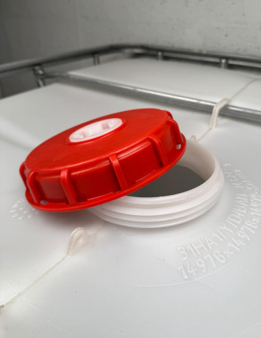 Couvercle de cuve eau 1000 L - Diamètre 150 mm - Schutz - Rouge
