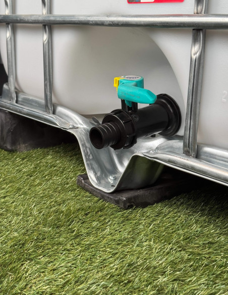 Raccord S60X6 cuve eau - Embout droit Diamètre 40 mm