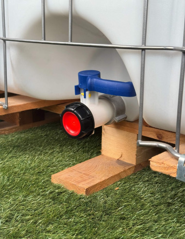 Vanne cuve - écrou S60X6 et sortie S60X6 - compatible Sotralentz