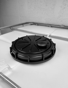 Couvercle de cuve eau 1000L - Diamètre 220 mm + évent 2