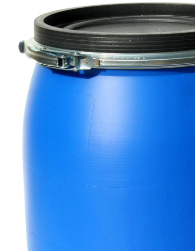Fût plastique à ouverture totale 60 litres
