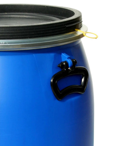 Fût plastique à ouverture totale 60 litres