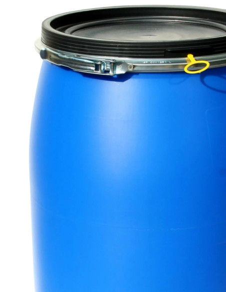 Fût plastique à ouverture totale 120 litres