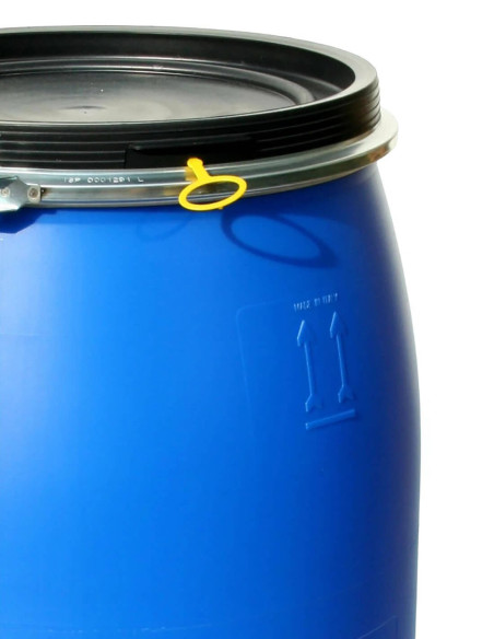 Fût plastique à ouverture totale 120 litres