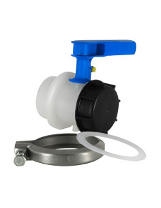 Vanne à piston 2'' - Sortie Mâle S60X6 - Joint PCP - Werit