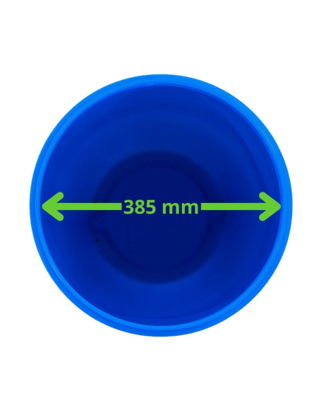 Dimensions de l'ouverture totale d'un fût de 120 litres