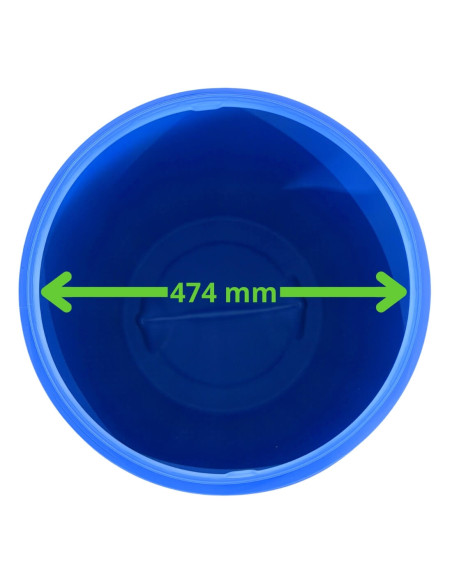 Dimensions de l'ouverture totale d'un fût de 220 litres