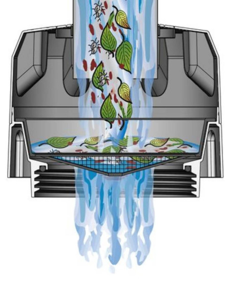 Schéma du couvercle/collecteur pour cuve IBC de récupération d'eau de pluie