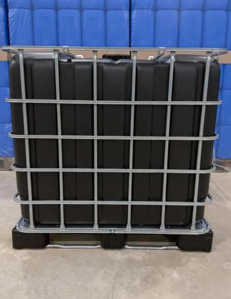 Cuve IBC poche neuve 1000 L noire – Récupérateur d’eau de pluie anti-uv