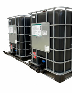 Récupérateurs d’eau de pluie anti-uv 2000L - Pack 2 cuves...