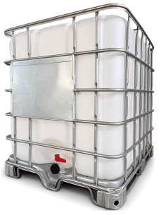 Cuve IBC 1000 litres blanche RECO avec palette PE