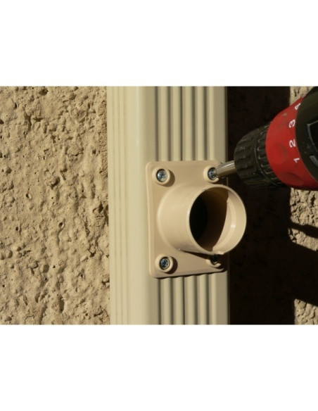 Kit Collecteur Rectangulaire Eau de Pluie CAPT'EAU - Sable Kit Collecteur Rectangulaire Eau de Pluie CAPT'EAU - Sable