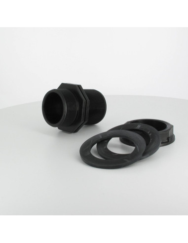 Trop-plein cuve eau 1000L - Filete 2" Pas gaz (50-60 mm) - Version longue