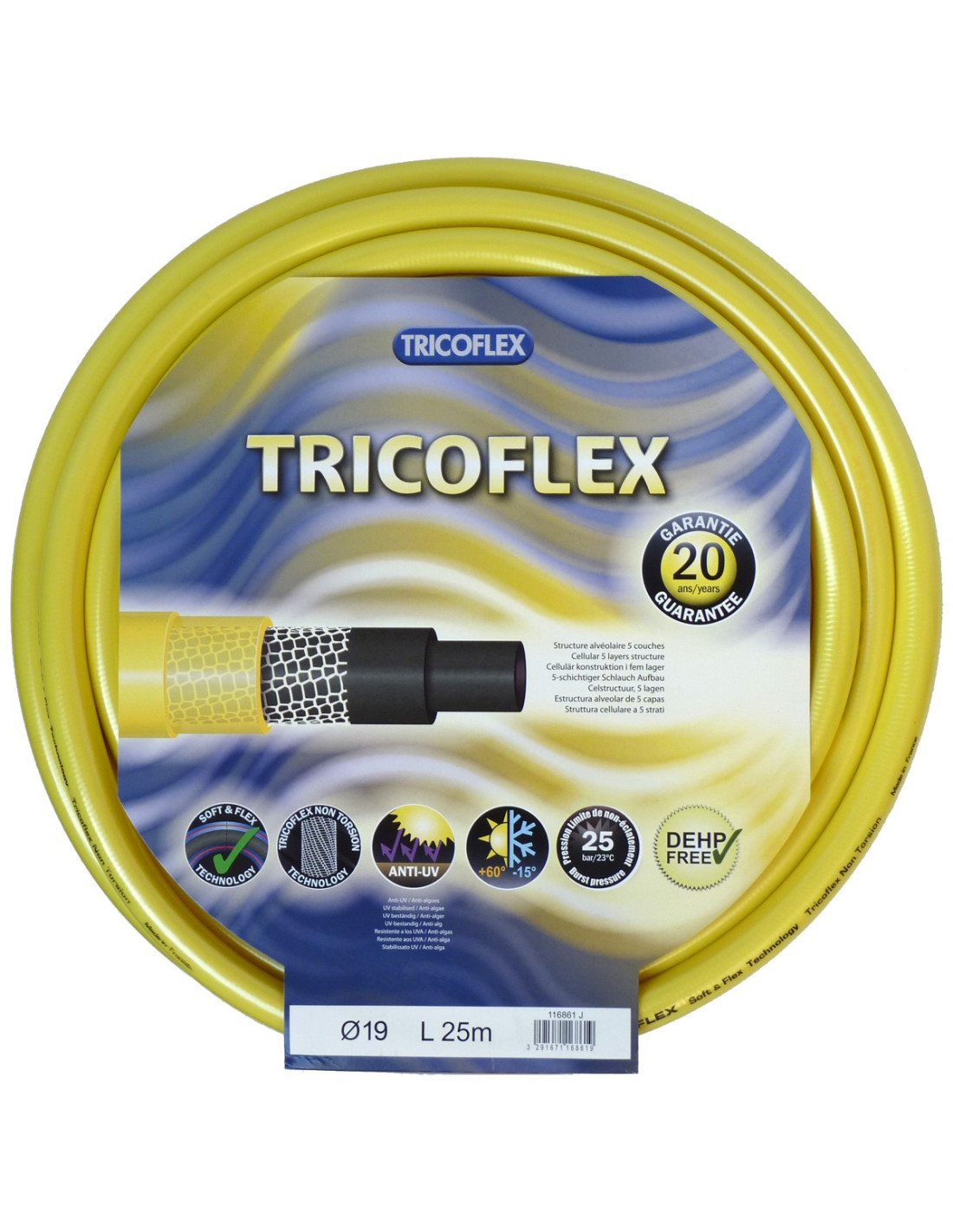 Tuyau d'arrosage Flex Ø 13 mm 10 m GARDENA