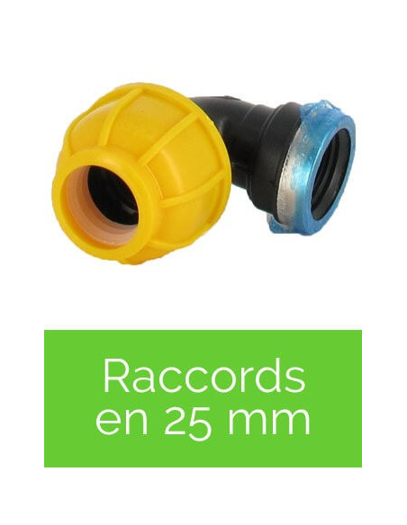 Raccords en 25 mm