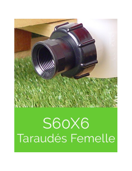 Raccords S60X6 Taraudés Femelle