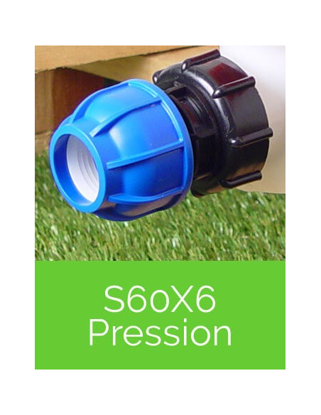 Raccords S60X6 Pression