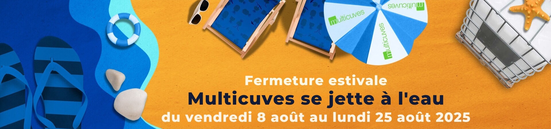 Fermeture de la boutique du vendredi 8 août au lundi 25 août 2025