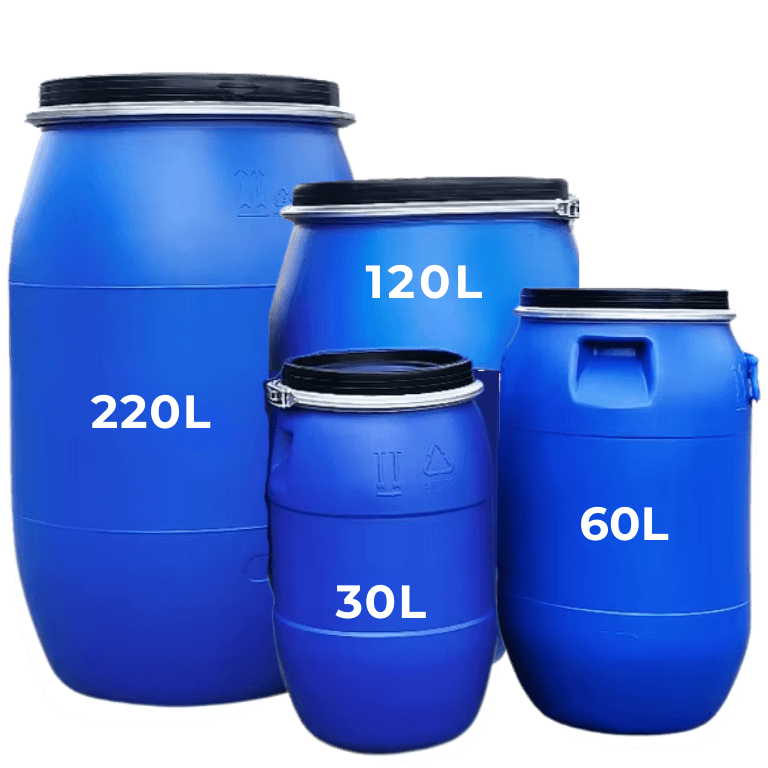 photos de futs de diff&eacute;rentes tailles