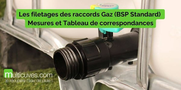 Tout Savoir sur les Filetages des Raccords Gaz (ou BSP) : Mesures et Tableaux de correspondances